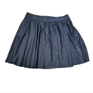 Kenar Pleather Skirt